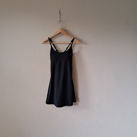 ❤️Ewedoos Modern Athletic Black Tennis Dress w/Built-in Shorts XS - Picture 1 of 7